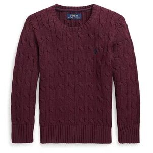 EUC Boys Polo Ralph Lauren Cable-Knit Cotton Sweater